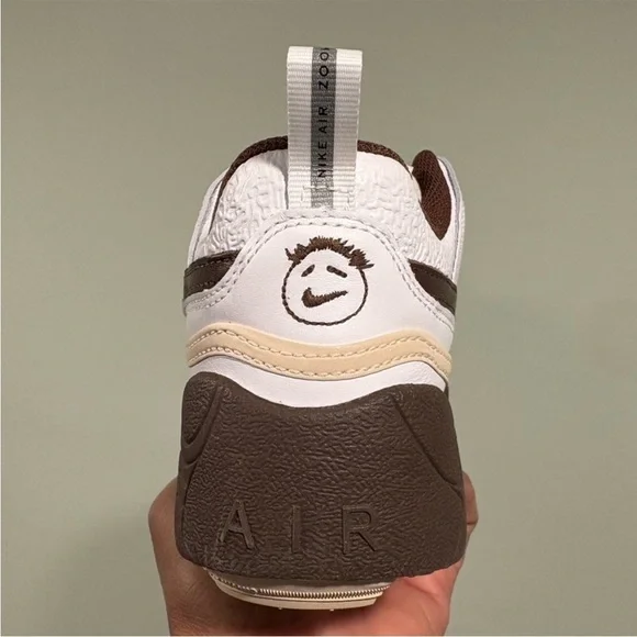 Cactus Jack by Travis Scott White and Brown Sneakers - Picture 10 of 12